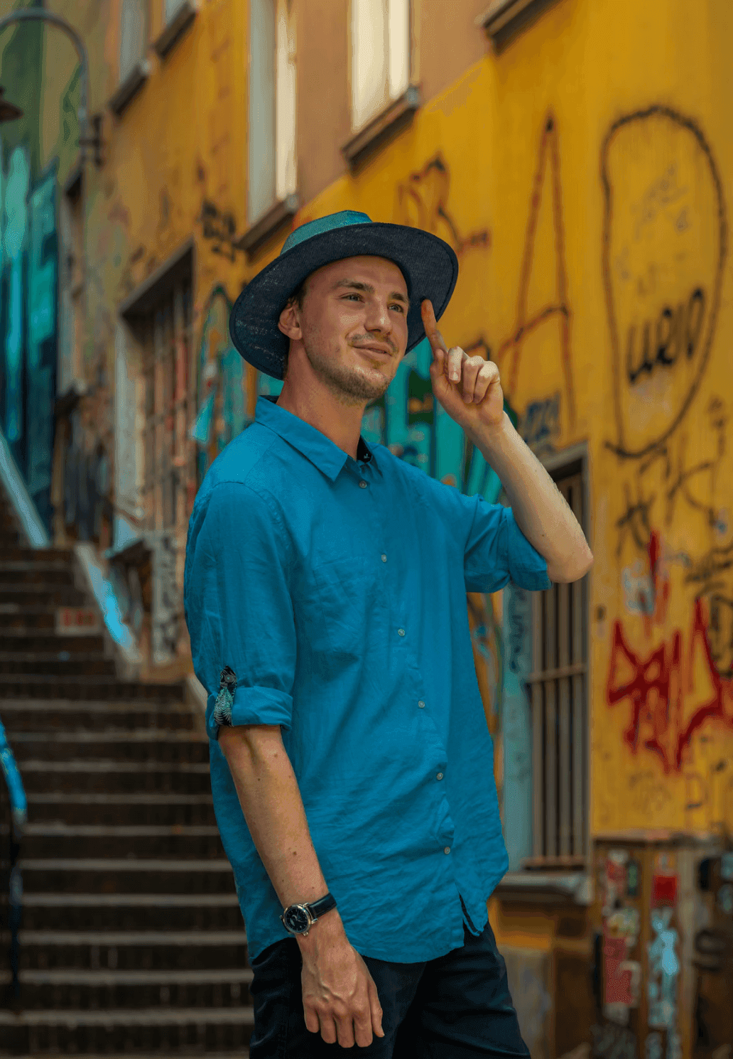 Missionary receiving donations