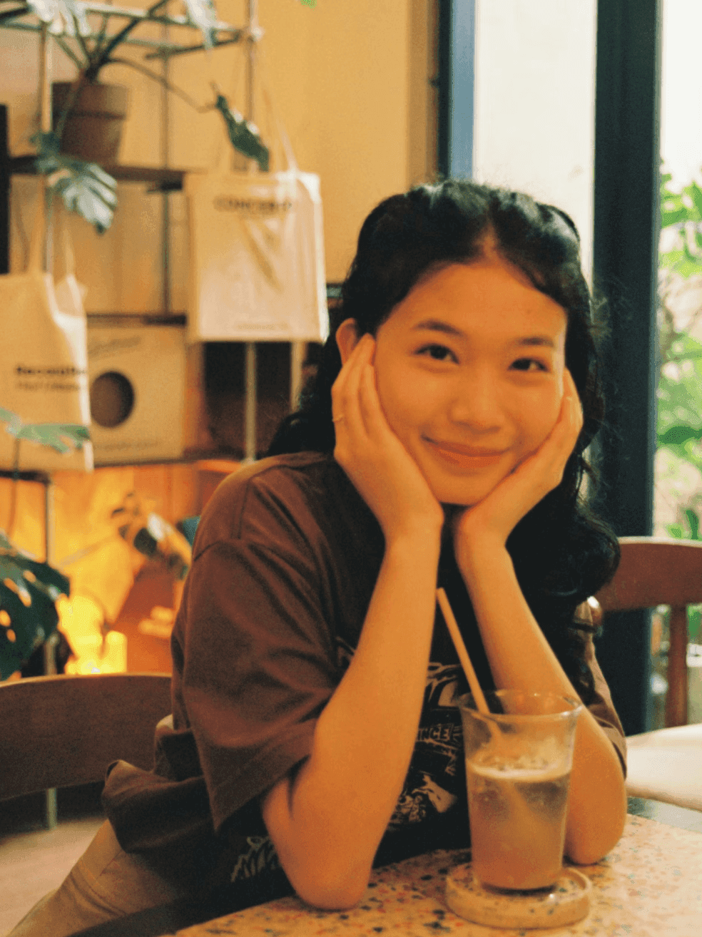 Missionary receiving donations