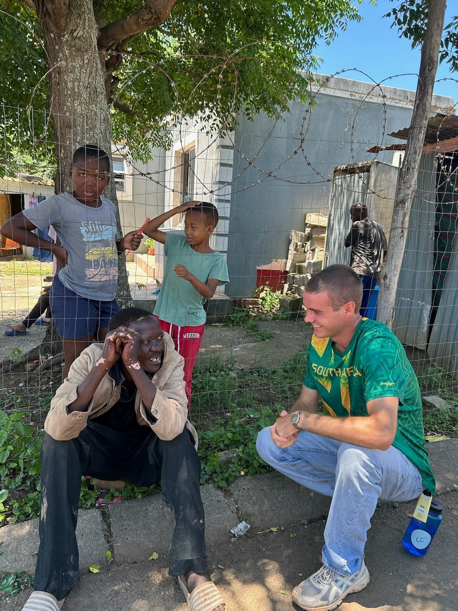 evangelism in a township in South Africa